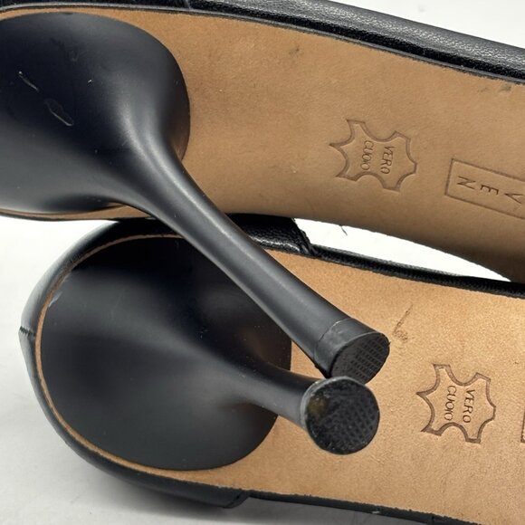 Steve Madden Studded Pumps Pointed Toe Black Leather US Size 7 M Y2K - Picture 12 of 15